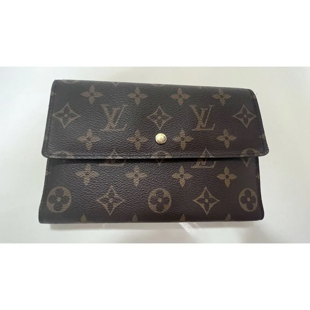 LOUIS VUITTON Porte Tresor Etui Papier Travel ~ Passport Wallet | Vintage - Picture 2 of 16